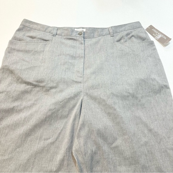 Jones New York Sport Women's Gray Trousers Grey Pants Size 24W NWT [B35#70] - Picture 3 of 13